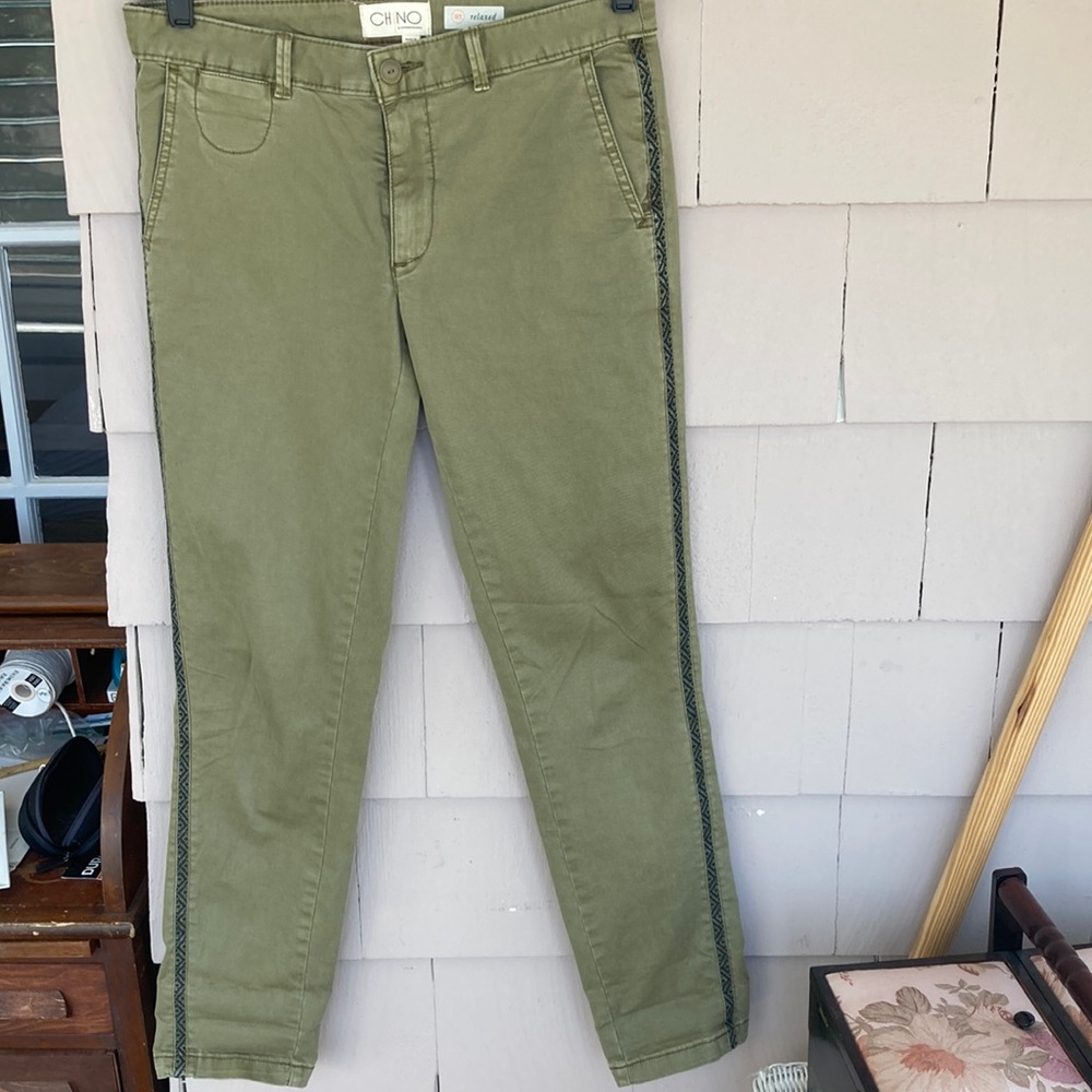 Anthropologie Livia Chino Trousers